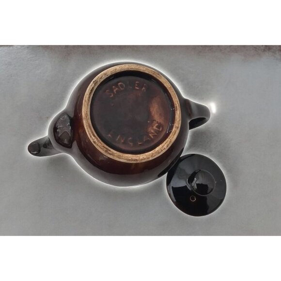 Vintage Brown Sadler Teapot Classic Glaze Made in England - Picture 3 of 6